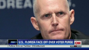 “Scott to launch new purge of voter rolls” reads the headline to a page one story published by the Miami Herald.