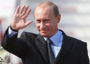 President Vladimir Putin of Russia sent New Year messages.