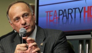 Rep. Steve King, someone who, if racism were a virtue, would be placed on an altar.