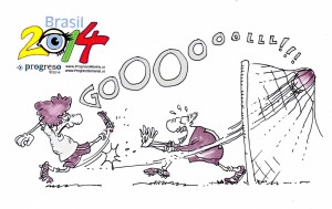 The World Cup kicked off with a wrong goal kick by Brazil, who still won 3-1 against Croatia.