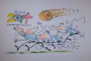 (7-5-14) - Argentina advances to its first semifinal at the World Cup since 1992. It will face a Netherlands team that beat Costa Rica next.