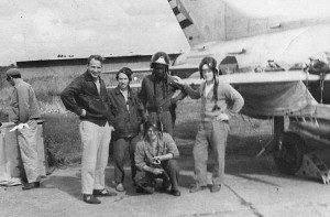 Soviet fliers of the 2nd Air Squadron at the San Antonio de los Baños airfield.