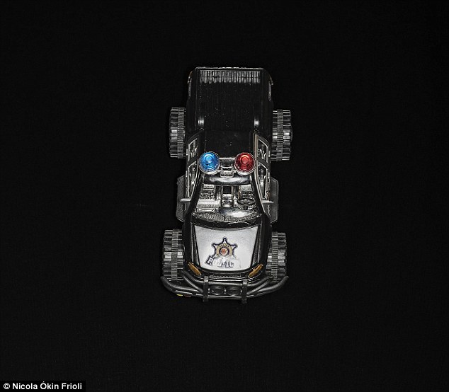 Not fun: A toy of a U.S. Police Patrol from Mexico
