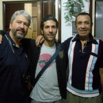 Enzo Buono, Luis Conte and Manuel Galbán