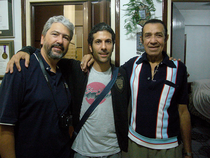 Enzo Buono, Luis Conte and Manuel Galbán 