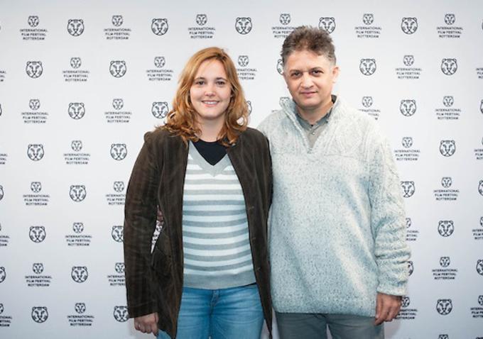 Producer Ivonne Cortorruelo and director Kiki Álvarez