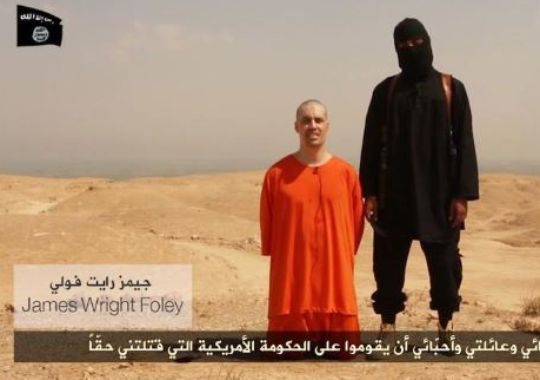 Image from video released by Islamic State militants that appears to show the beheading of James Foley, a U.S. photojournalist who was kidnapped in Syria in November 2012.(Photo: Islamic State video)