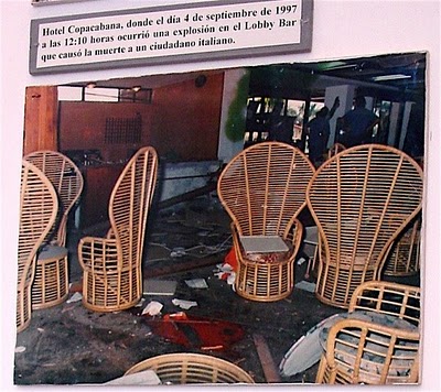 The Copacabana Hotel bombing, which killed a Canadian.