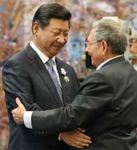 Xi Jinping and Raúl Castro met in July of this year.