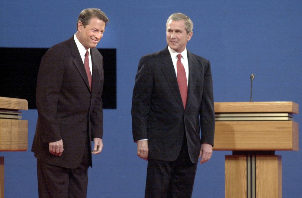 Al Gore and George W. Bush were the nominees their parties wanted in 2000. (Darren McCollester / Hulton Archive / Getty)