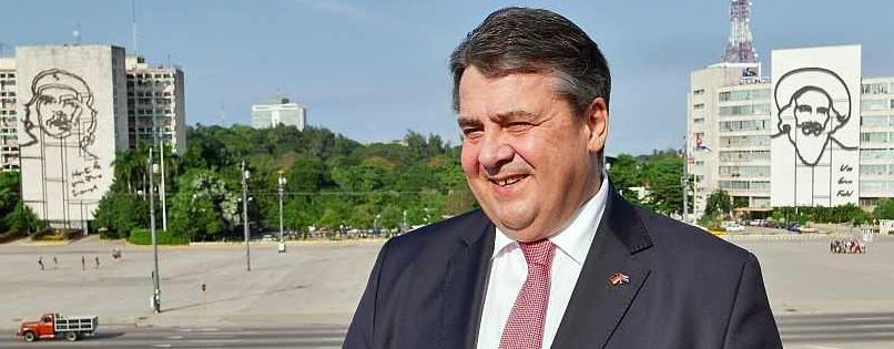 Sigmar Gabriel in Havana in January.