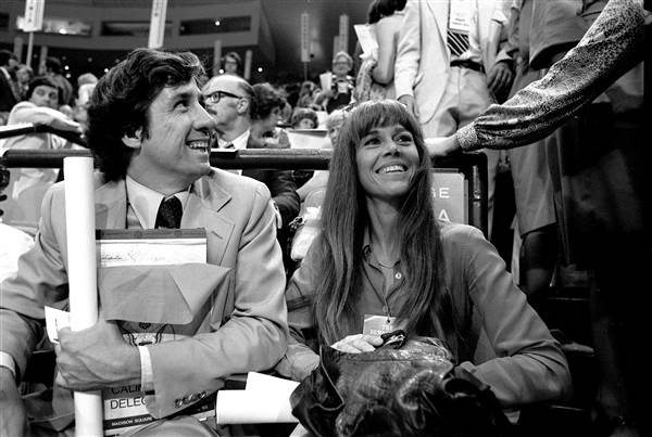 Hayden together with actress Jane Fonda.